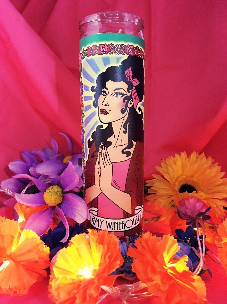 Legendary Women Memorial Candles: Amy Winehouse
