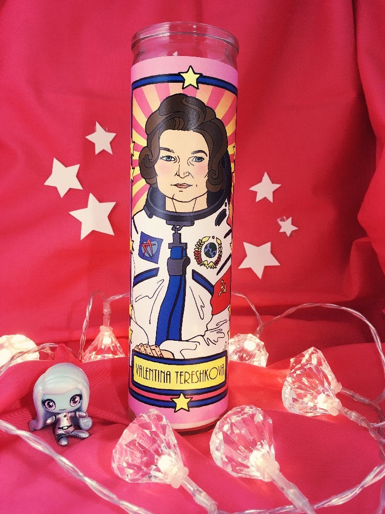 Star Girls Votive Candles: Valentina Tereshkova