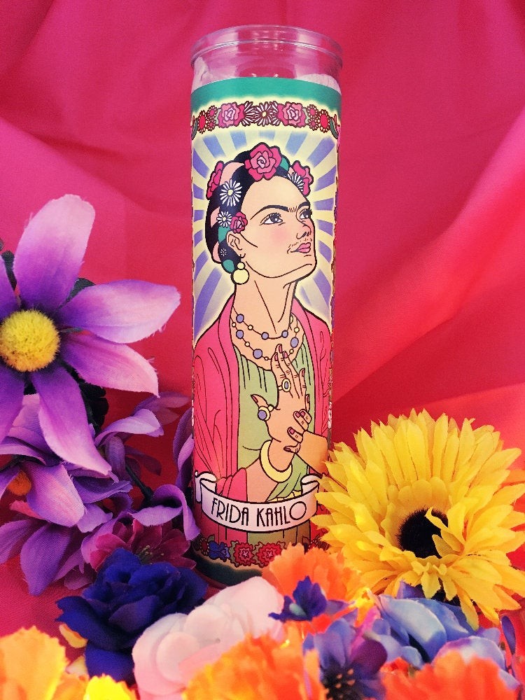 Women Who Made History Votive Candles: Frida Kahlo