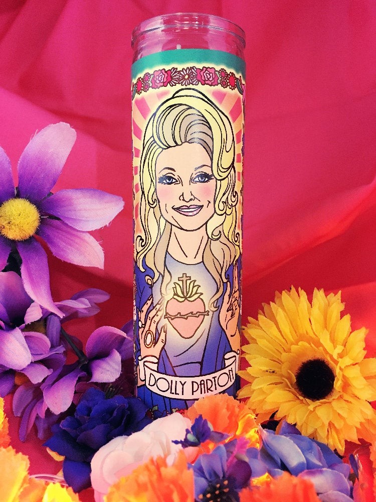 Women Who Rock Votive Candles: Dolly Parton