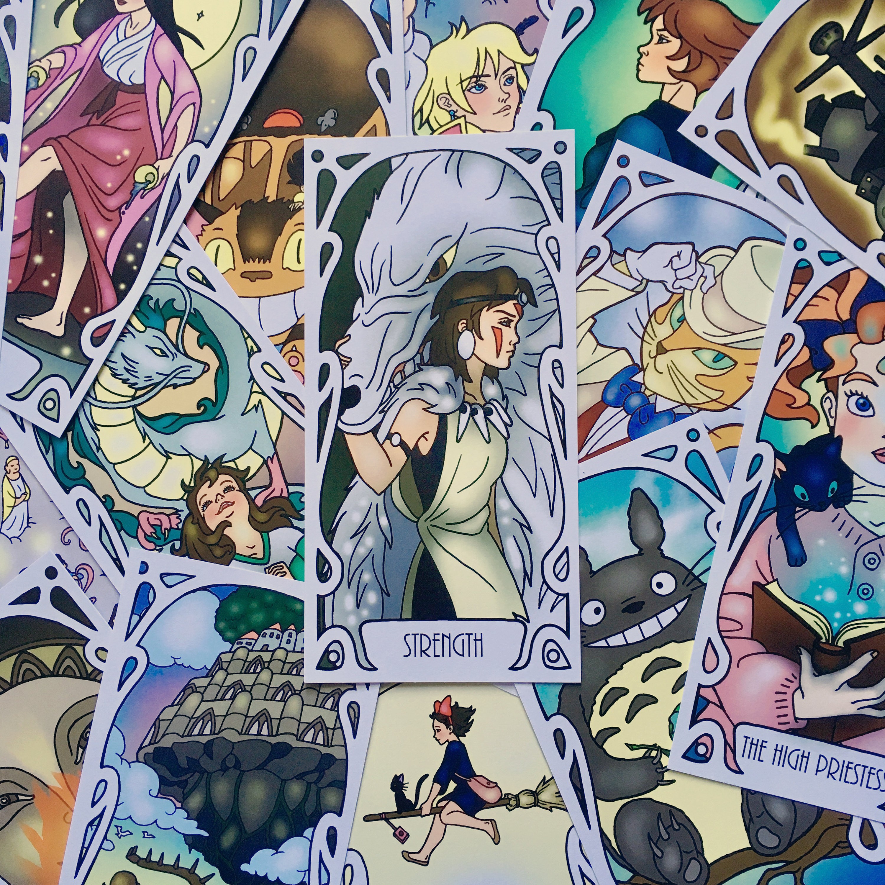 Studio Ghibli Major Arcana Tarot Deck