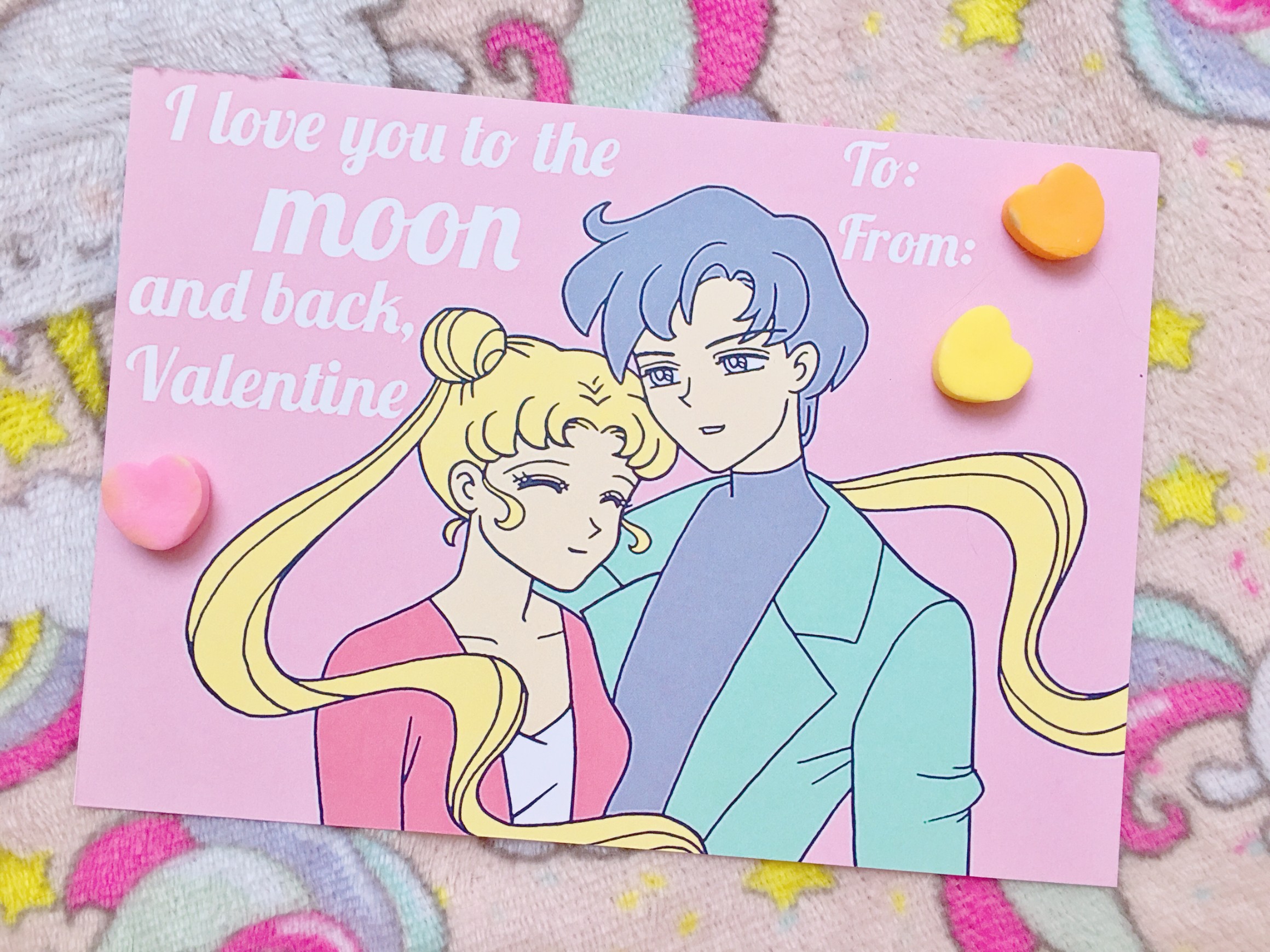 Pastel Pop Valentines: To The Moon